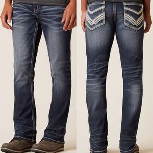 Buckle Black Fit No.3 Bootleg Stretch Jeans